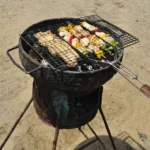 Barbecue et grillades de poisson sur la plage au Cap du Sine Saloum excursion pirogue sine saloum pirogue privee